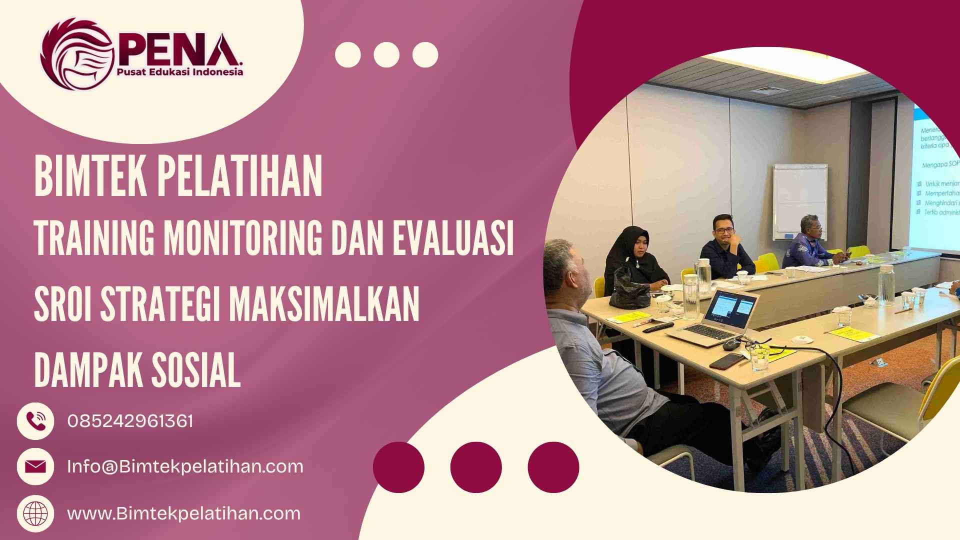 Bimtek Training Monitoring dan Evaluasi SROI