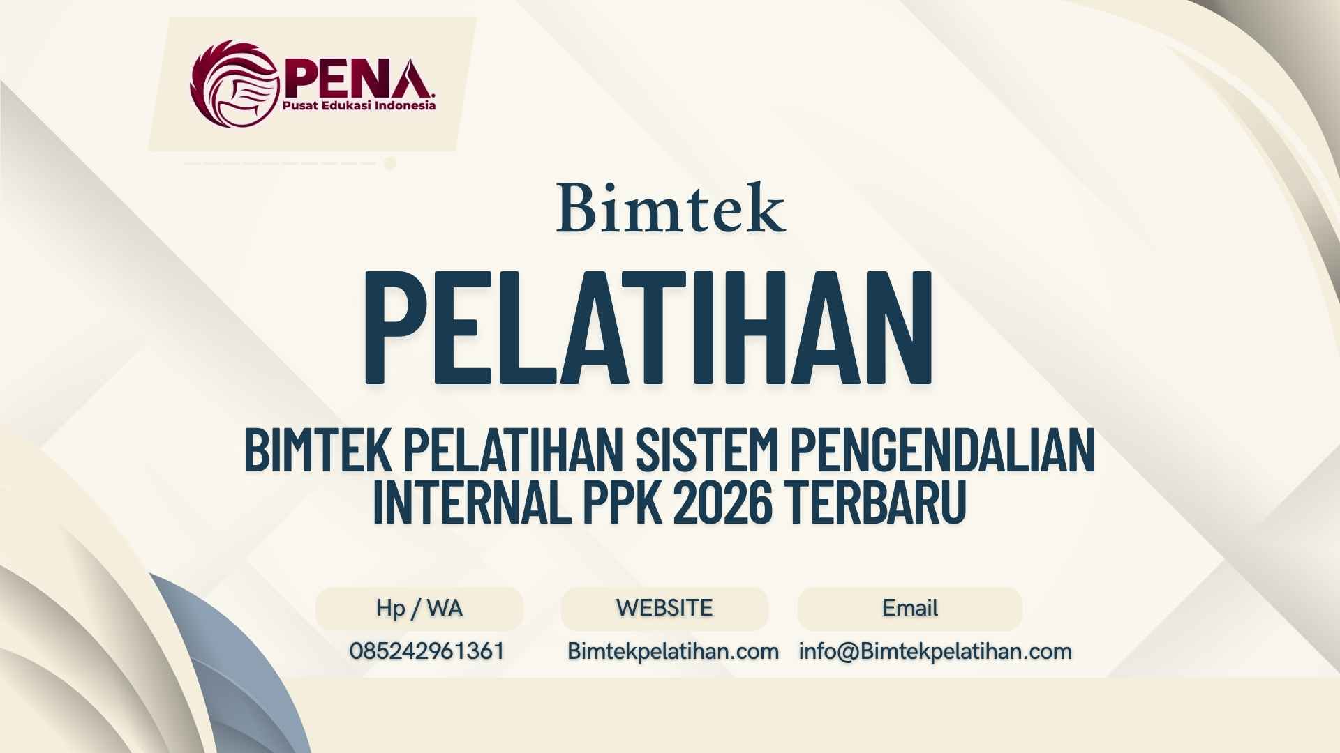 Bimtek Pelatihan Sistem Pengendalian Internal PPK 2026