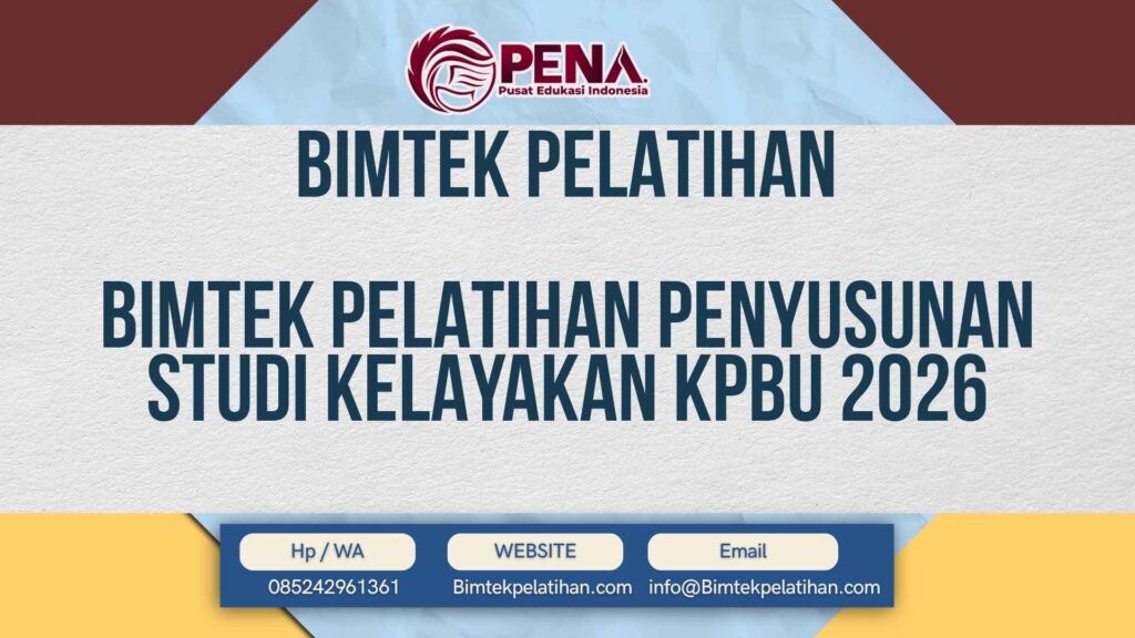 Bimtek Pelatihan Penyusunan Studi Kelayakan KPBU 2026