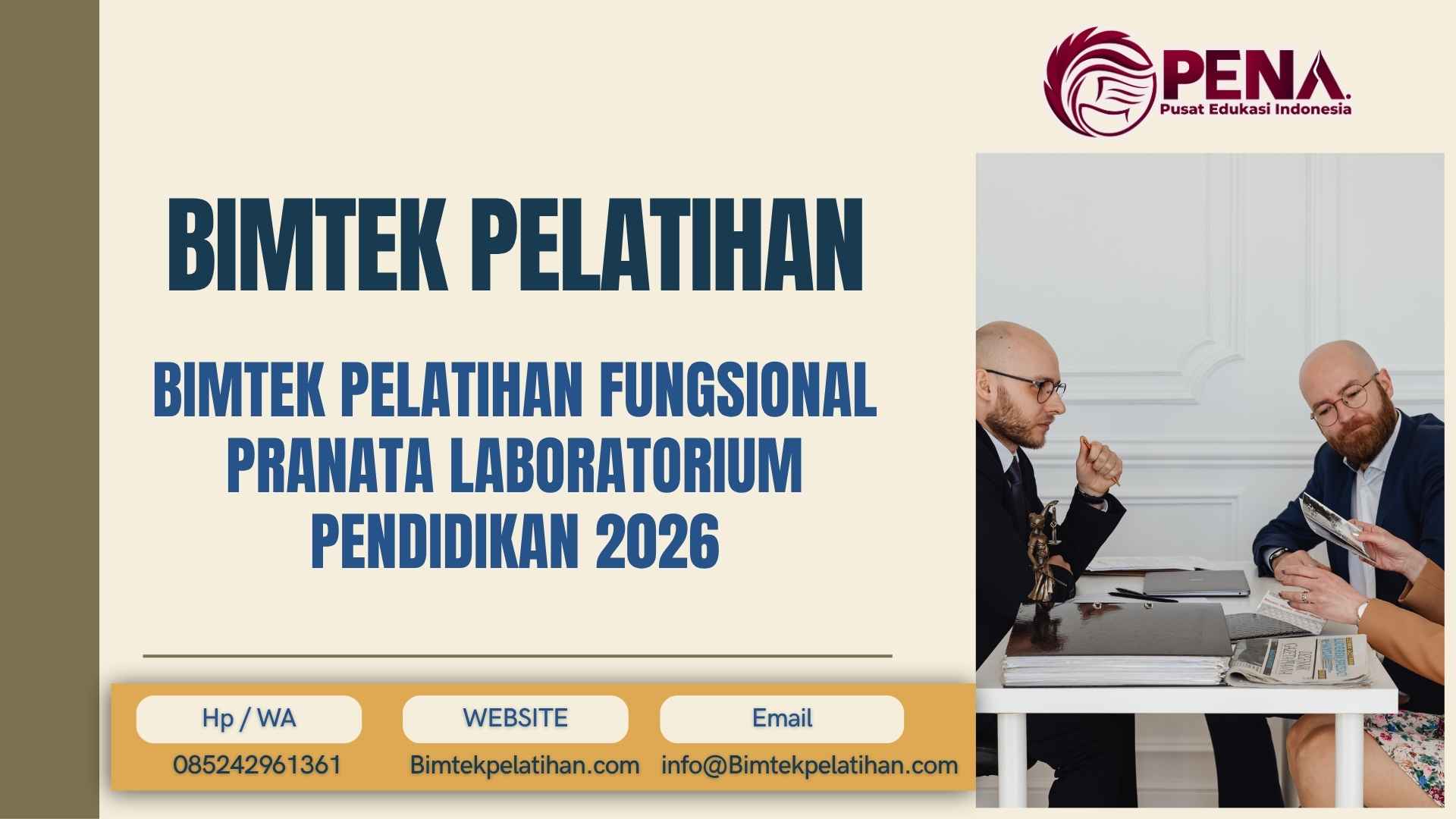 Bimtek Pelatihan Fungsional Pranata Laboratorium Pendidikan 2026 Terbaru