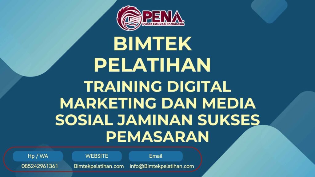 Bimtek Training Digital Marketing dan Media Sosial
