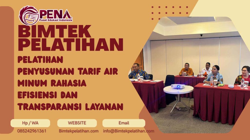 Bimtek Pelatihan Penyusunan Tarif Air Minum