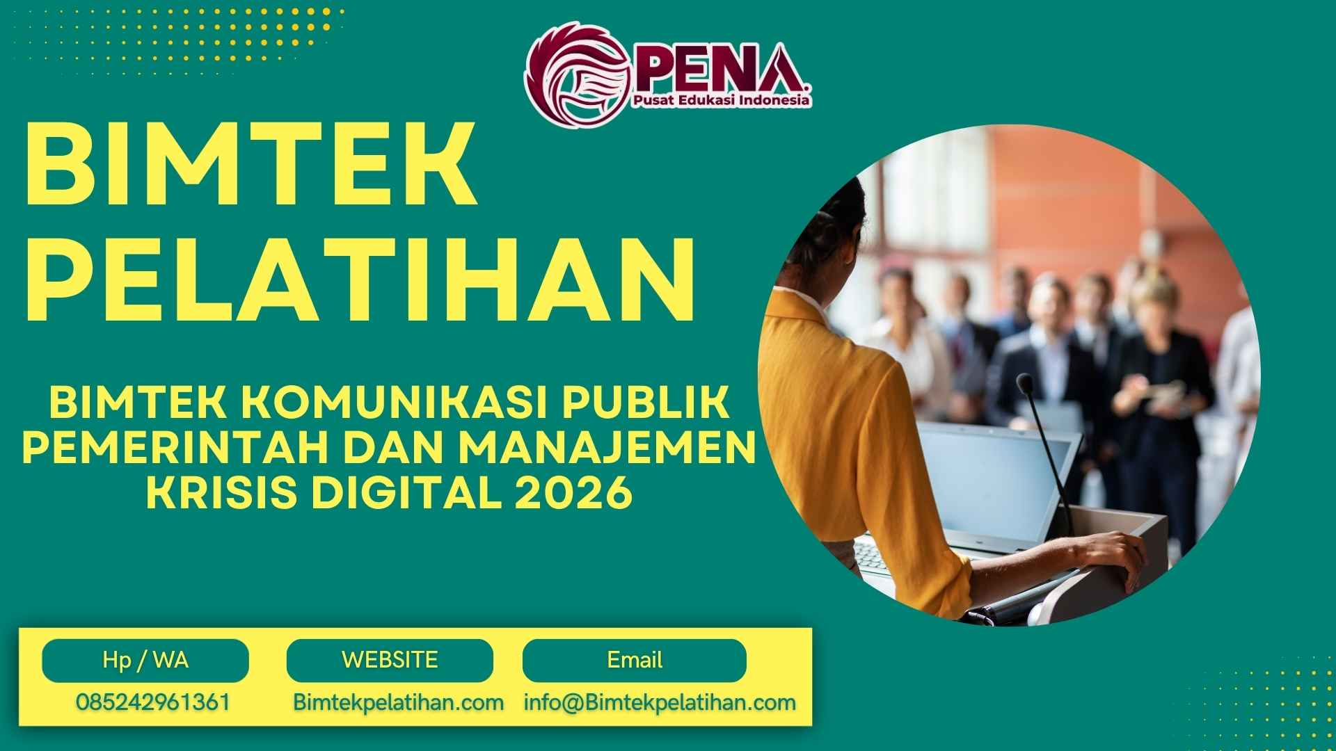 Bimtek Komunikasi Publik Pemerintah dan Manajemen Krisis Digital 2026