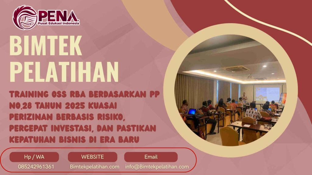 Bimtek Training OSS RBA Berdasarkan PP No.28 Tahun 2025