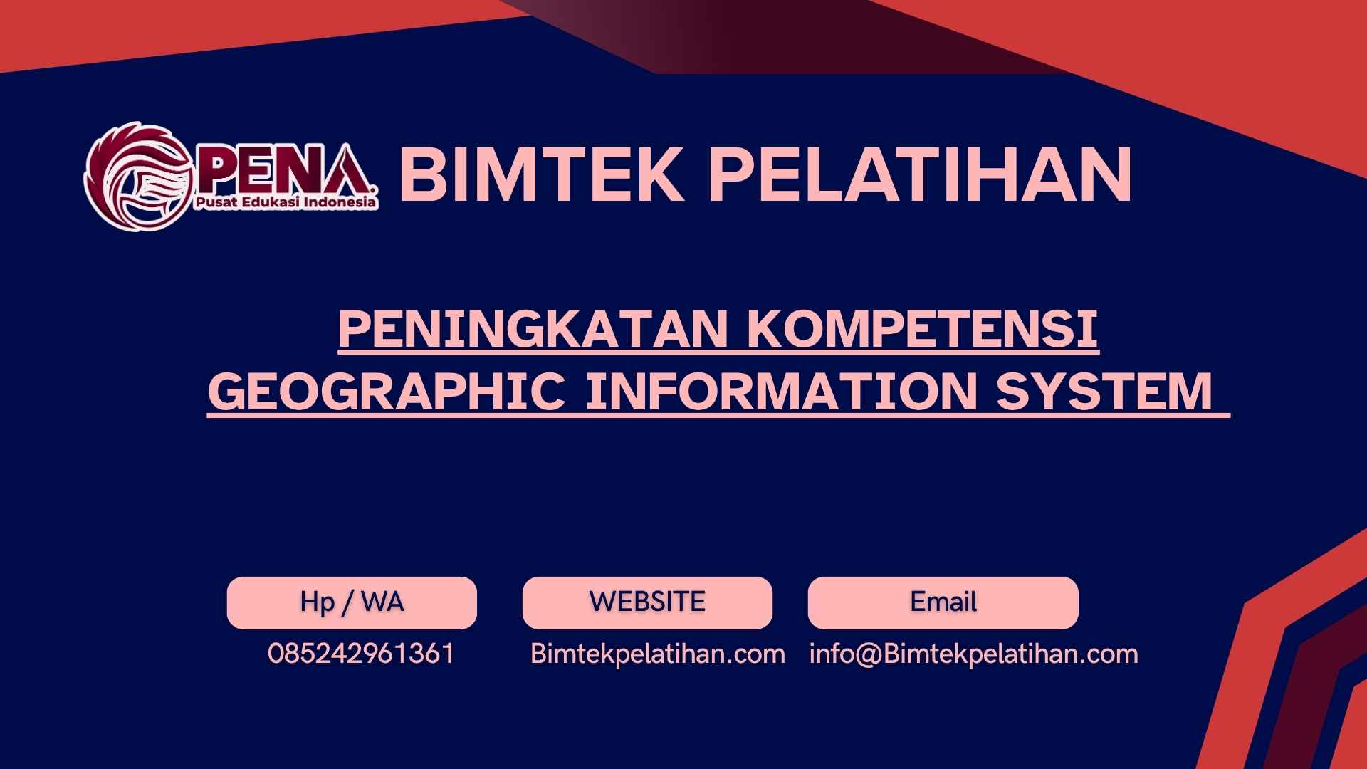 Bimtek Pelatihan Peningkatan Kompetensi Geographic Information System