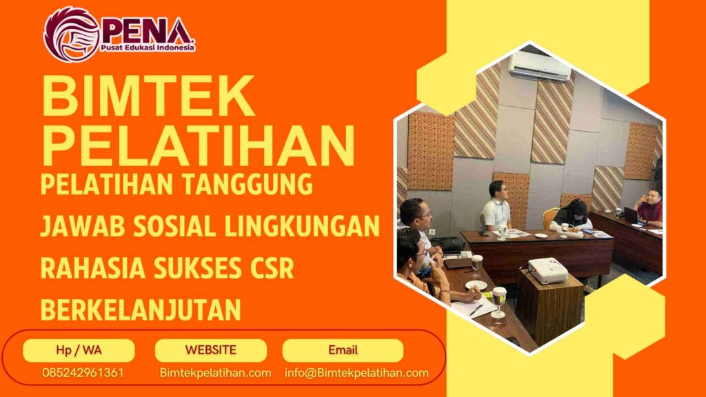 Bimtek Pelatihan Tanggung Jawab Sosial Lingkungan
