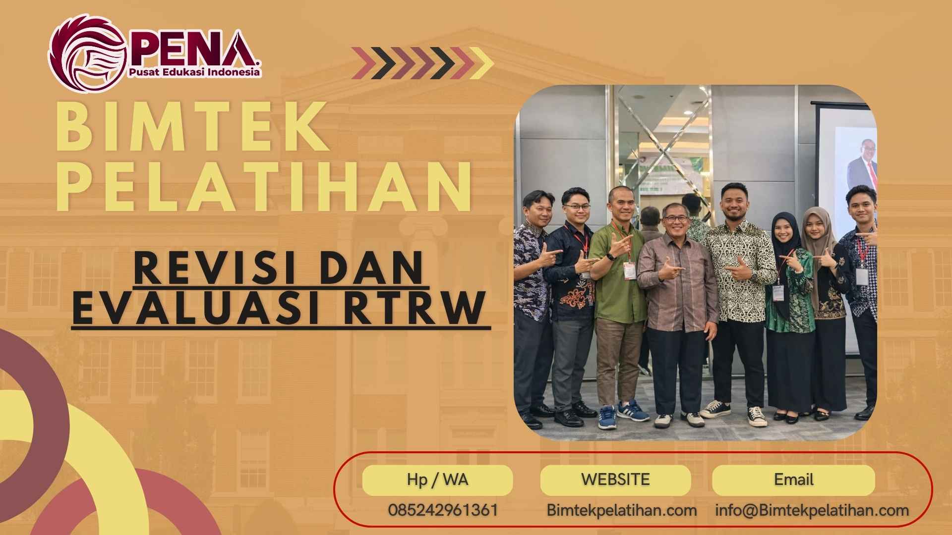 Bimtek Pelatihan Revisi dan Evaluasi RTRW 2026