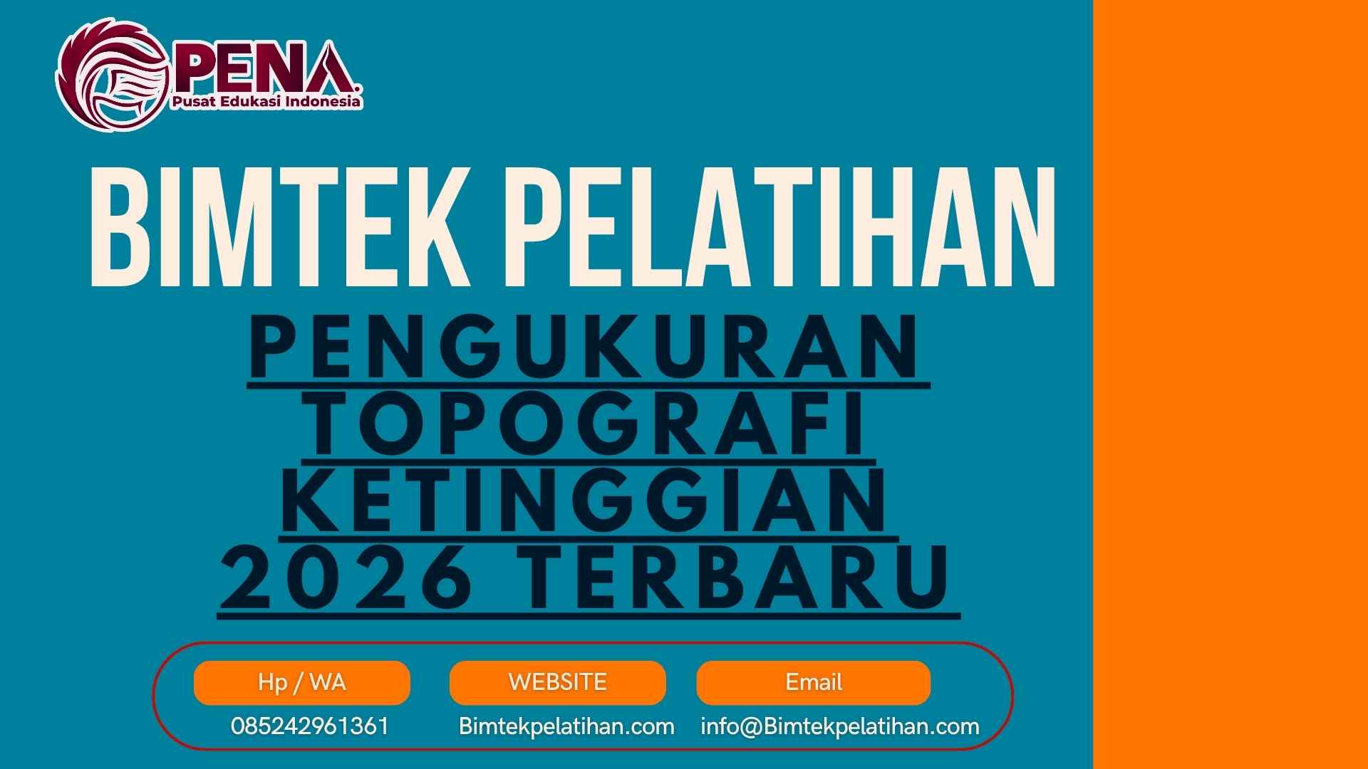Bimtek Pelatihan Pengukuran Topografi Ketinggian 2026 Terbaru Terlengkap