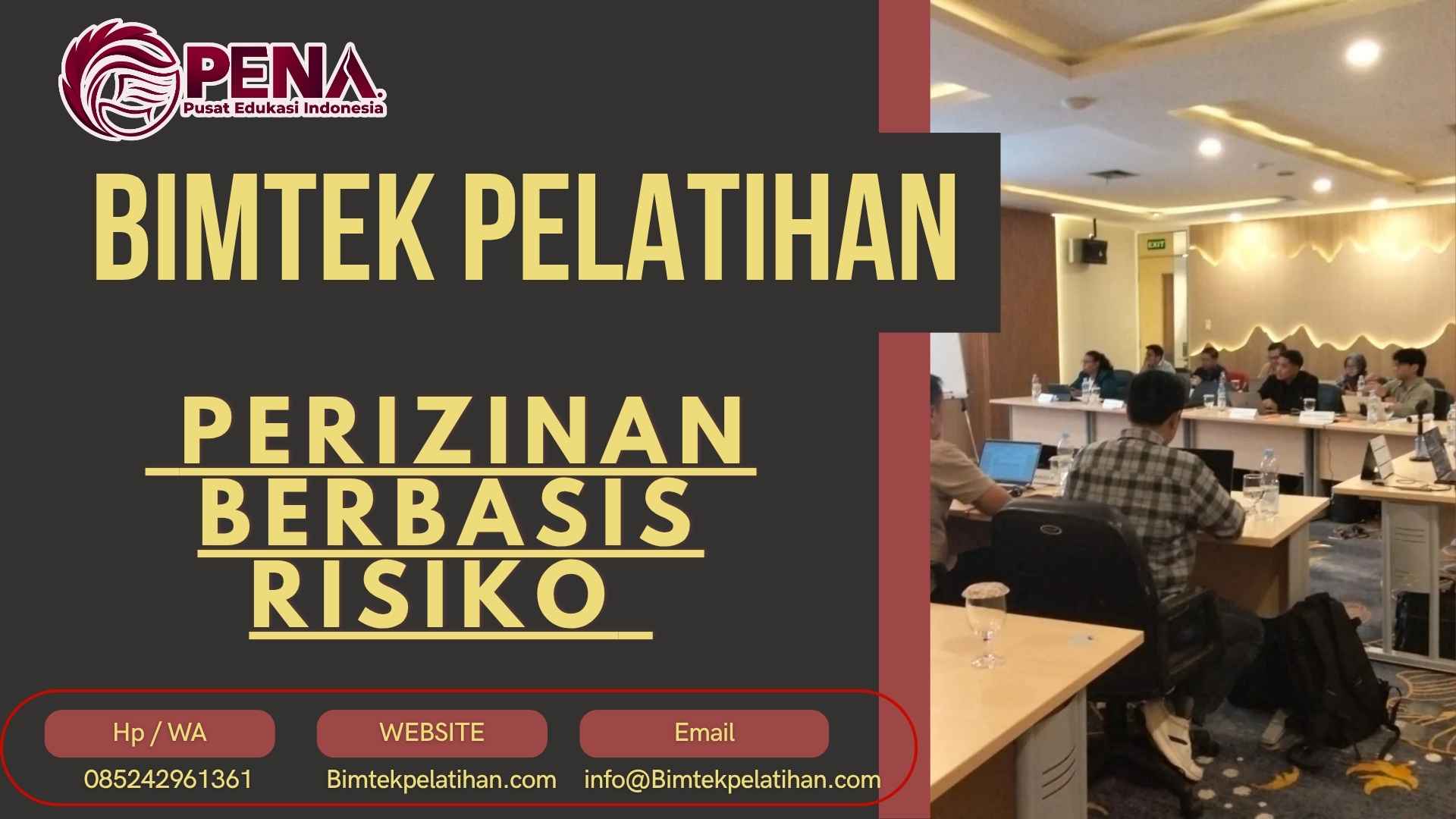Bimtek Pelatihan Perizinan Berbasis Risiko