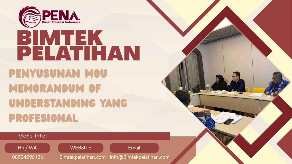Bimtek Pelatihan Penyusunan MOU Memorandum of Understanding