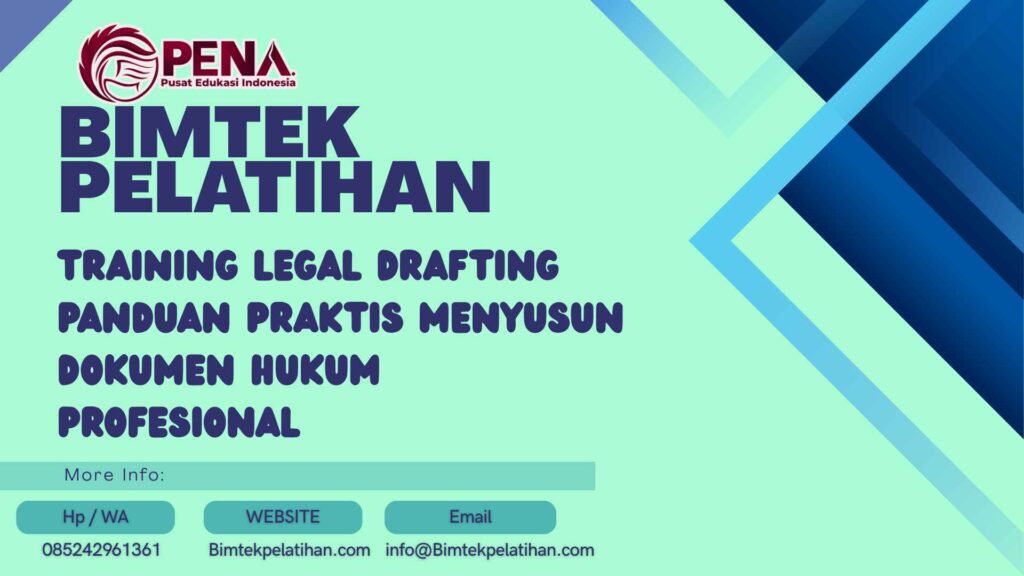 Bimtek Training Legal Drafting