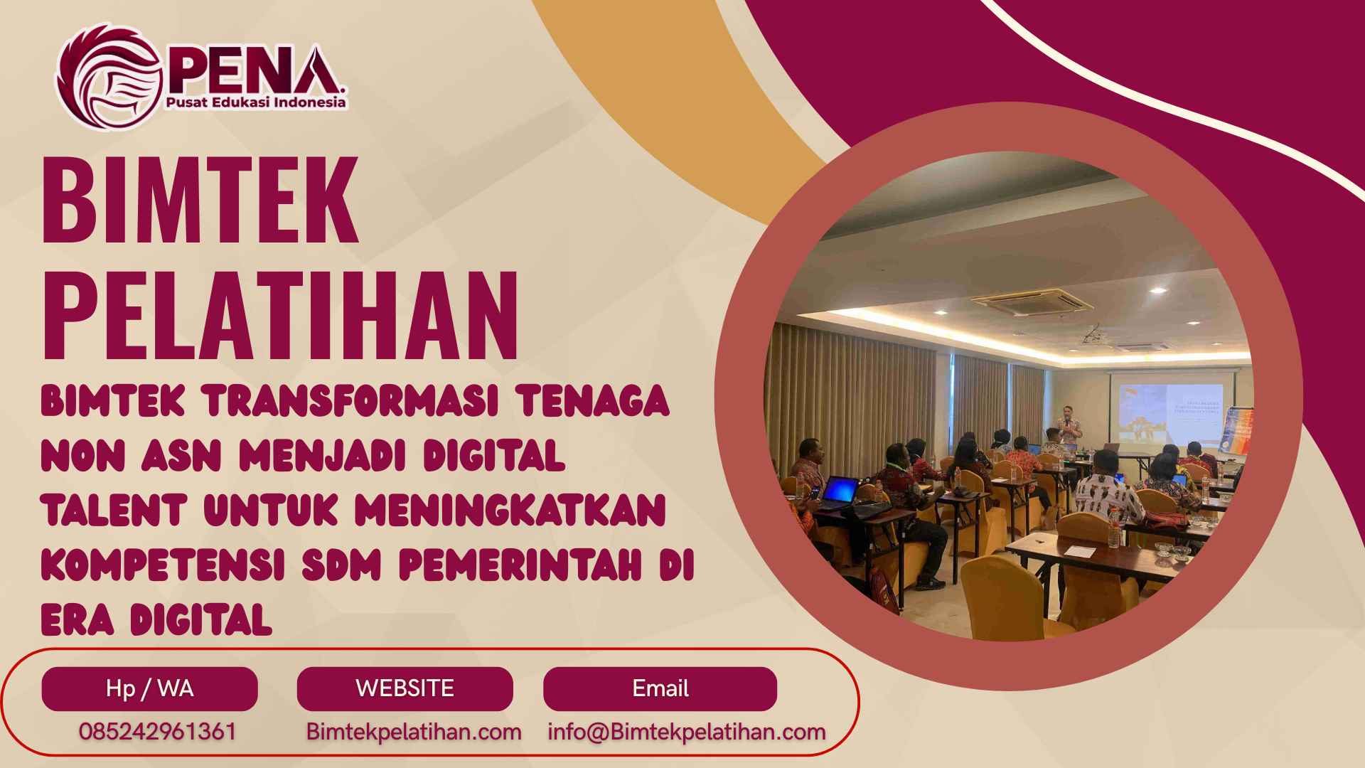 Bimtek Pelatihan Transformasi Tenaga Non ASN Menjadi Digital Talent untuk Meningkatkan Kompetensi SDM Pemerintah di Era Digital Terbaru