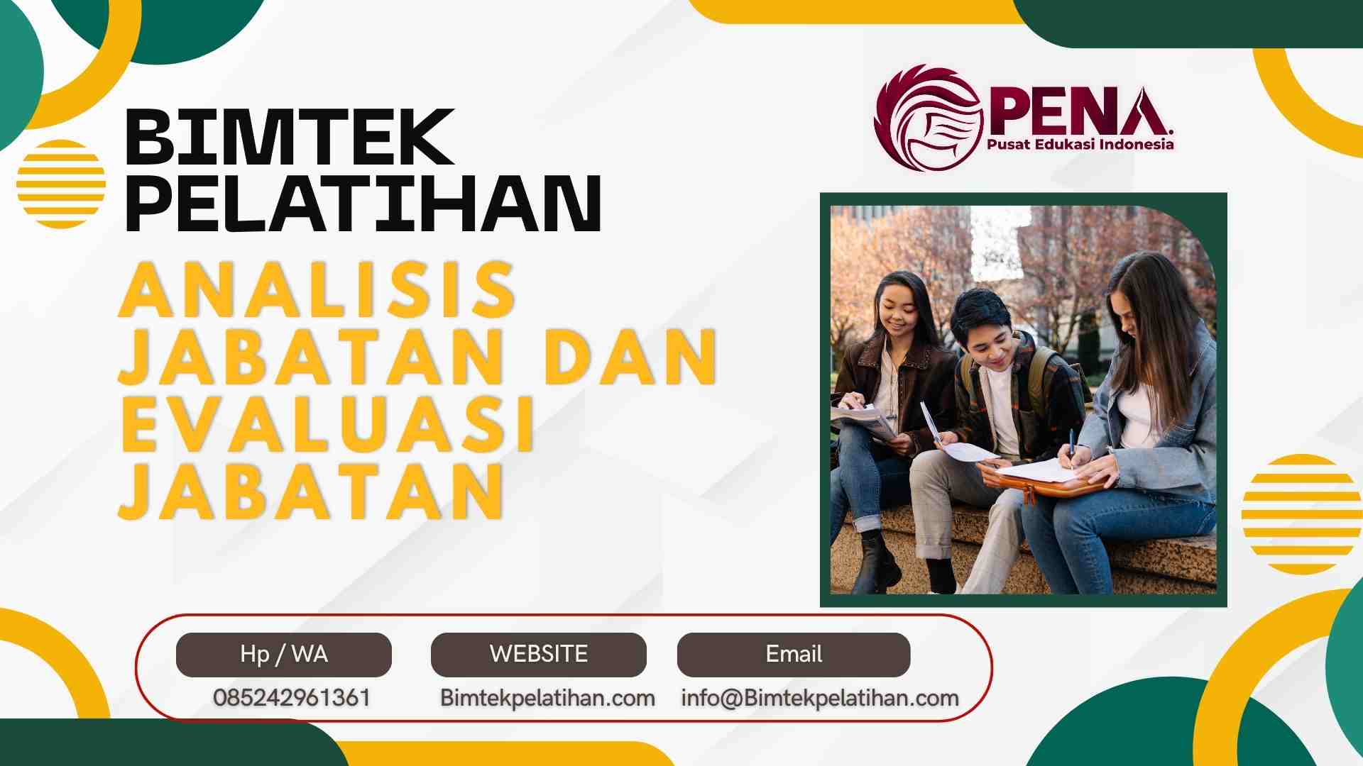 Bimtek Pelatihan Analisis Jabatan dan Evaluasi Jabatan Terbaru 2026-2027