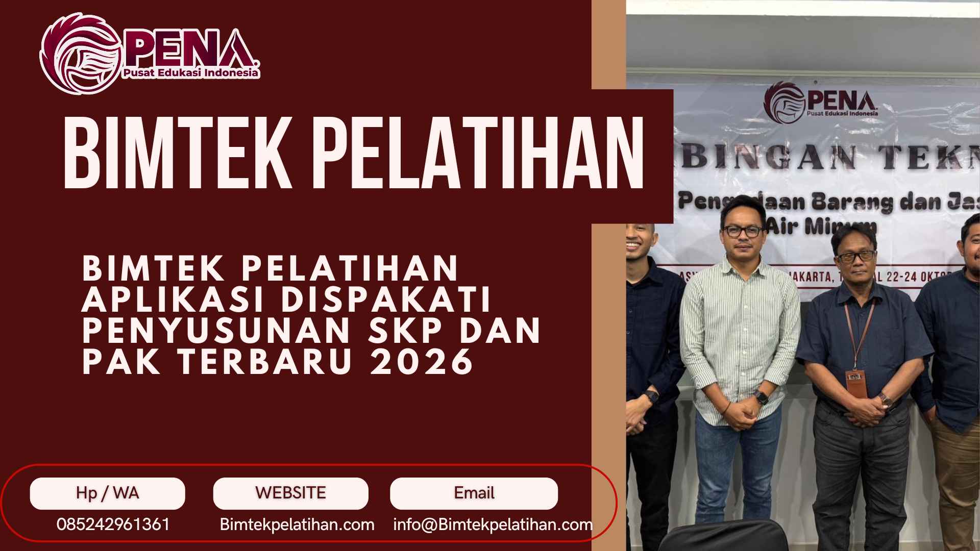 Bimtek Pelatihan Aplikasi DISPAKATI Penyusunan SKP dan PAK Terbaru 2026