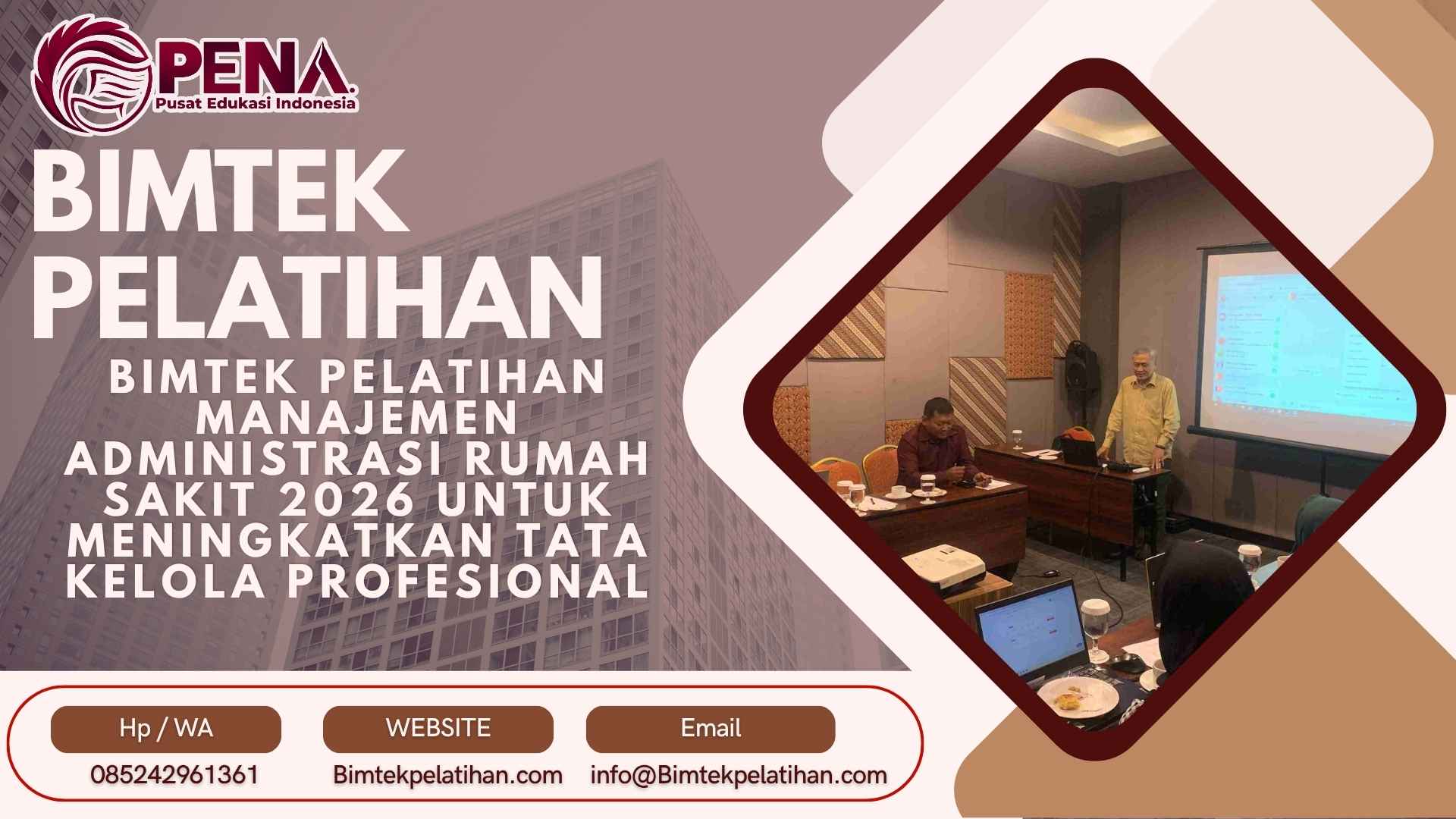 Bimtek Pelatihan Manajemen Administrasi Rumah Sakit 2026 untuk Meningkatkan Tata Kelola Profesional