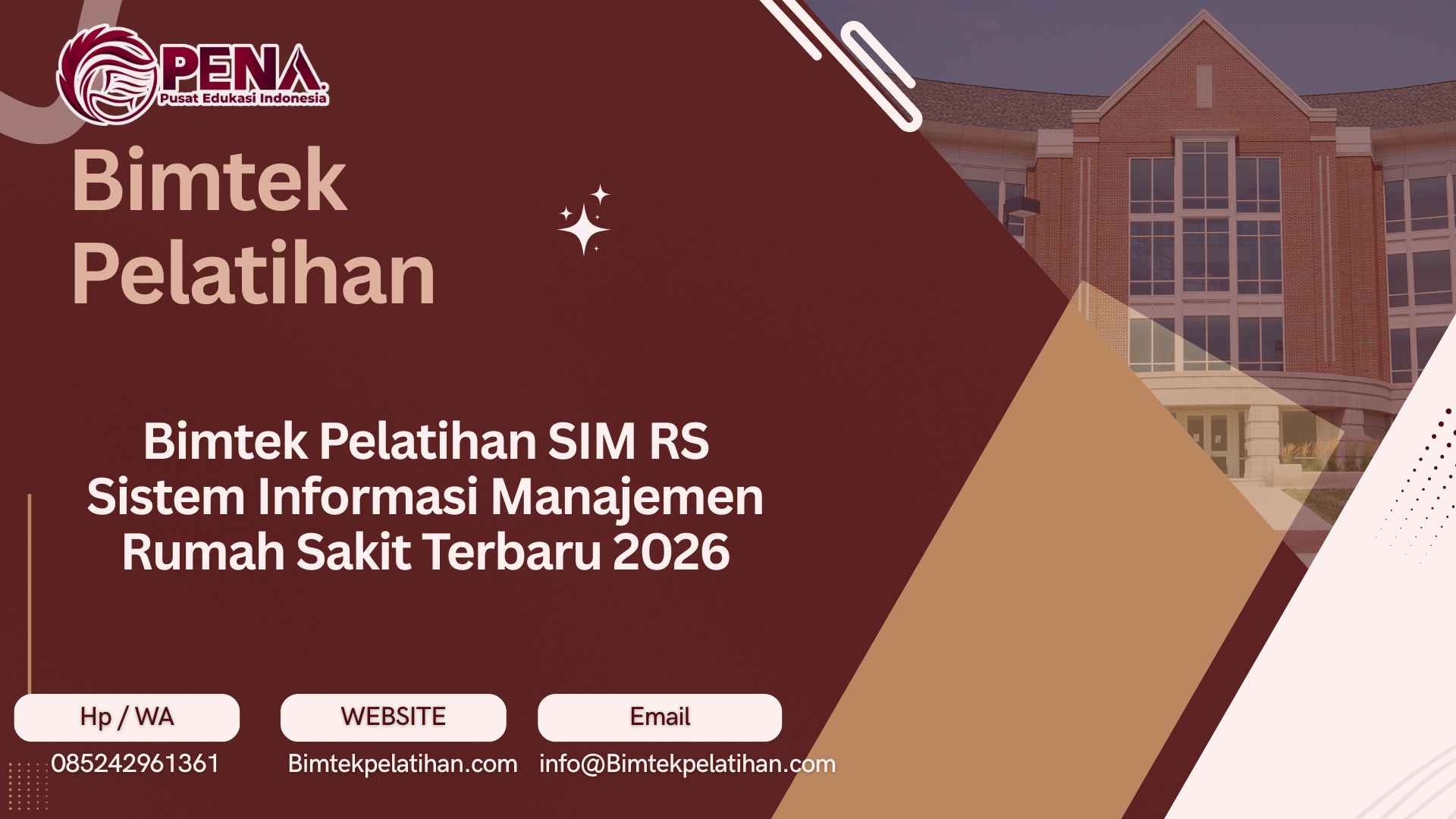 Bimtek Pelatihan SIM RS Sistem Informasi Manajemen Rumah Sakit Terbaru 2026
